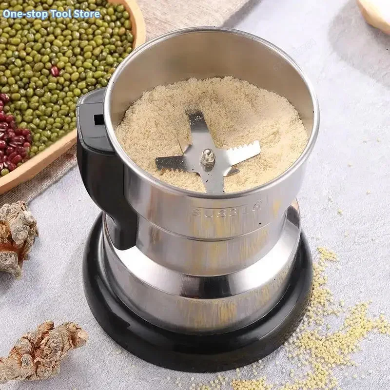 400W électrique multifonctionnel moulin à café cuisine céréales noix haricots épices Grains broyeur Machine pour maison moulin à café