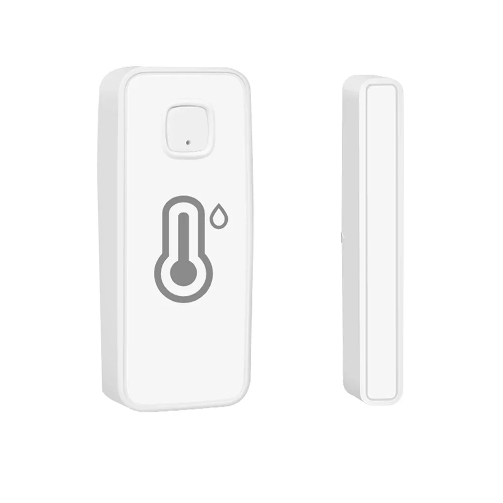 For Tuya For Smart Door Magnet Alarm With Temperature Humidity Detection Smart Remote Control For Kids Cabinet Home Security