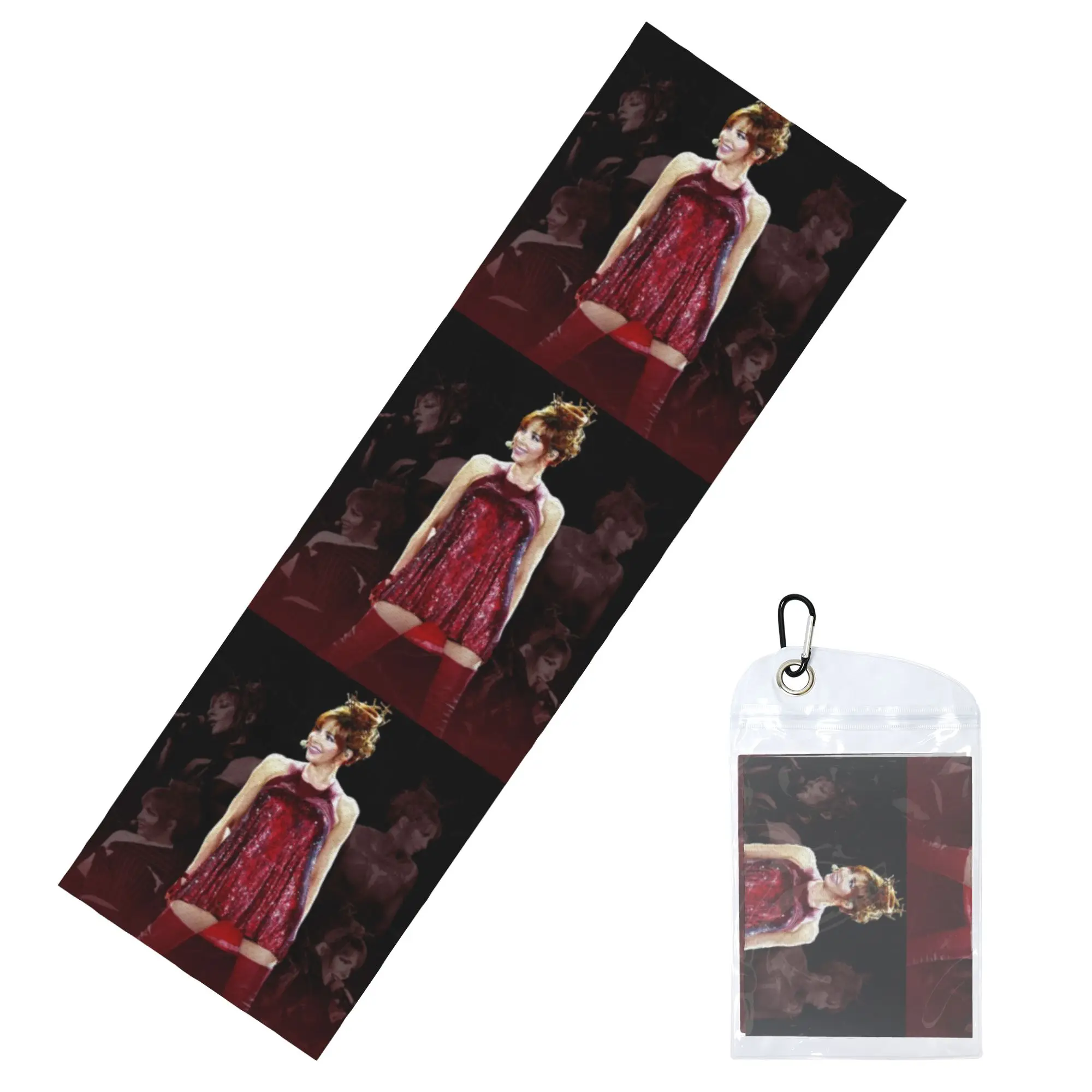 Mylene Farmer Cold Exercise Towel French Singer Yoga And Fitness Running Outdoor Activities Travelling Swimming Camping Towels