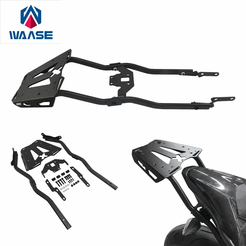 

waase For Kawasaki Z900 Z 900 ABS 2017 2018 2019 2020 2021 2022 2023 Rear Luggage Rack Carrier Case Support Holder Bracket