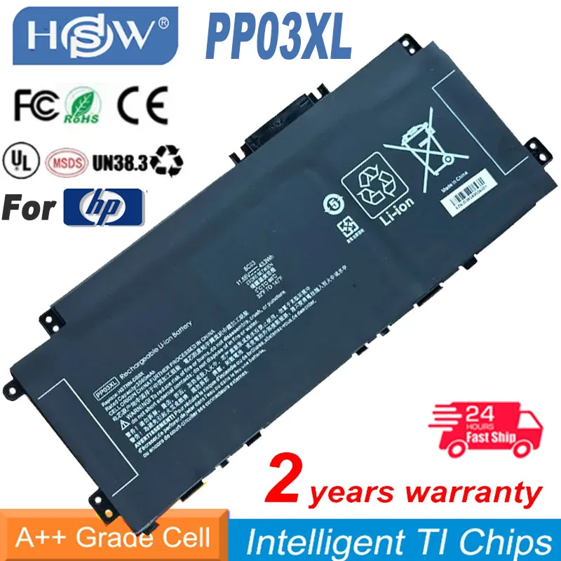 PV03XL PP03XL Battery For HP Pavilion x360 13-BB 14-DV 14-DW 14M-DW 14-DK HSTNN-LB8S HSTNN-DB9X HSTNN-OB1P L83388-421