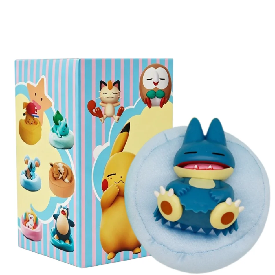Anime Pokémon Blind Box Modellfigur 1-12 Stück Pikachu Schlaf-Serie Innenraumfigur Schlafende Position Spielzeug Geschenk für Freunde – Detail 20