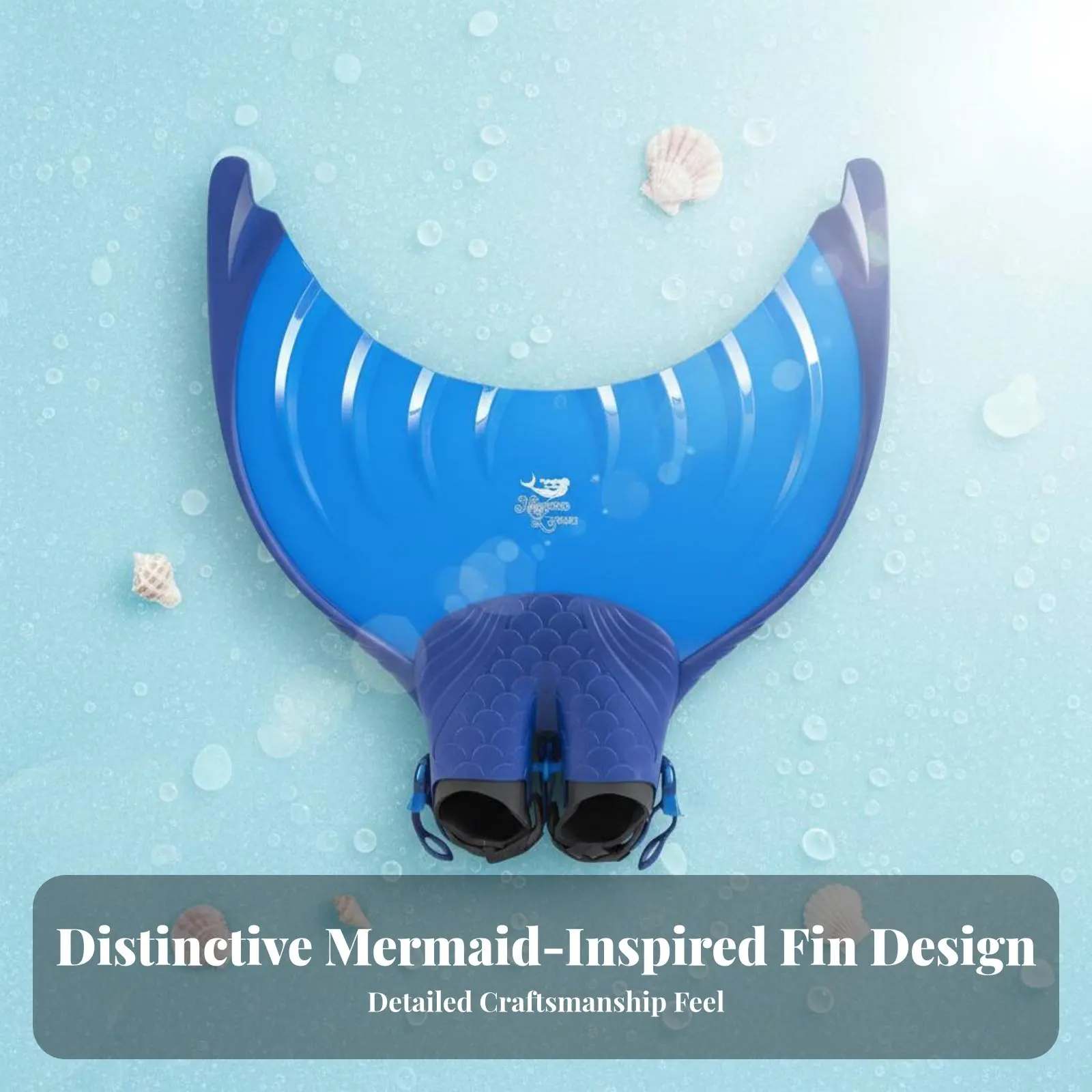 

Mermaid Monofin, Adult & Child Swimming Fin, Mermaid Tail Shape, Snorkeling, Diving, Random Design