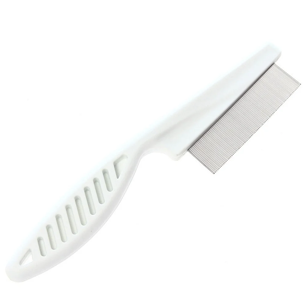 High Comfort Head Lice Comb Metal Nit Head Hair Lice Comb Fine Toothed Flea Flee with Handle For Kids Pet Tool