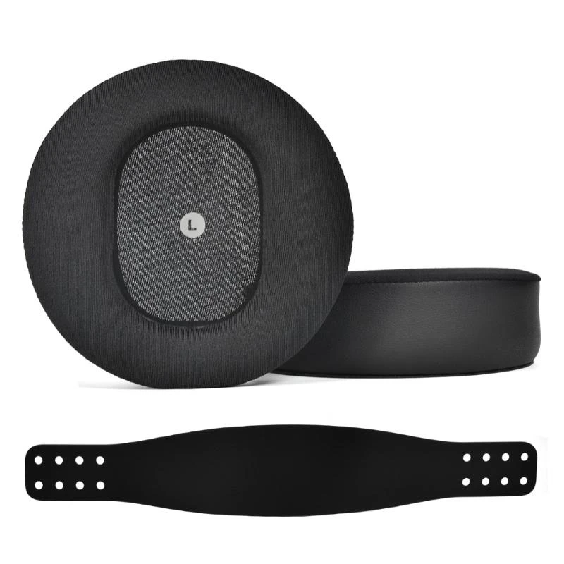 Comfortable and Elastics Ear Cushions Headband Earmuff for Effective Noise Reductions Vividly Audios Experiences