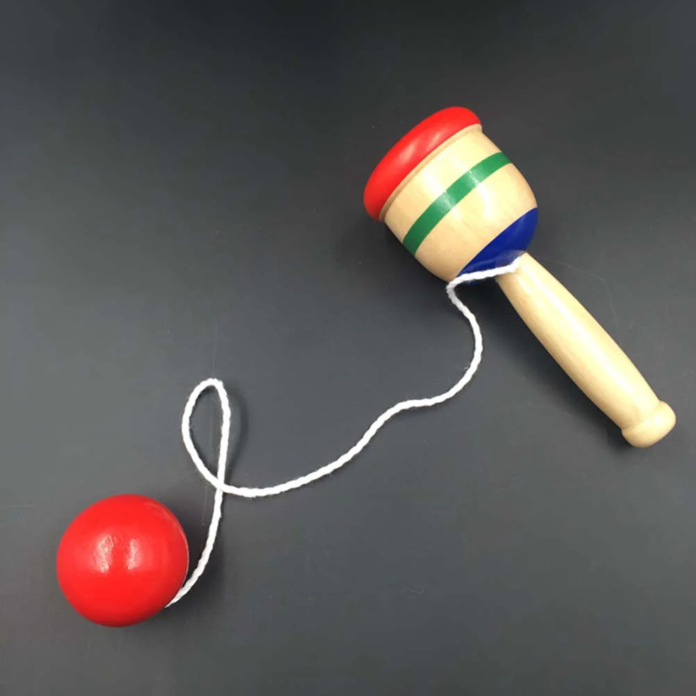 Brinquedo de madeira criativo kendama copo e bola brinquedos mão-olho coordenação exercício brinquedo captura jogo de habilidade para meninos e meninas