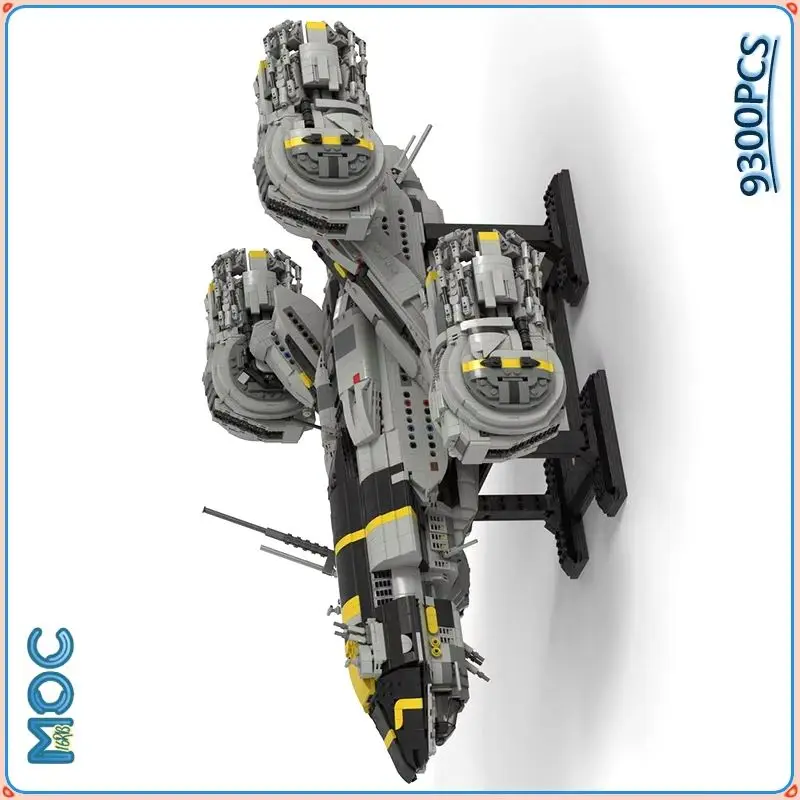 

MOC Building Blocks USCSS Spaceship Model Plane Fighter DIY Modular Bricks Assembly Set Creative Display Toys Xmas Gifts 9300PCS