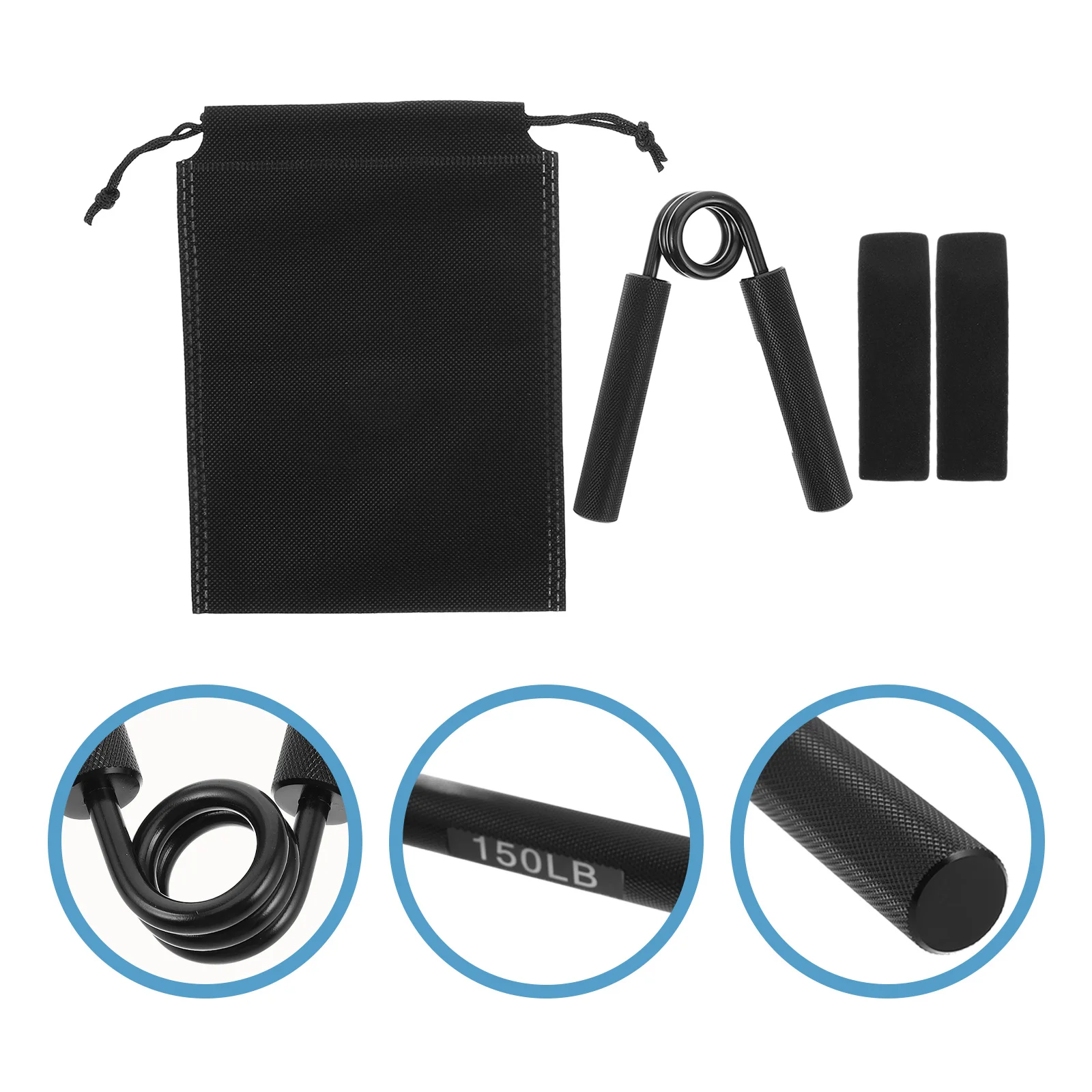 

Hand Gripper Adjustable Resistance Finger Strengthener Wrist Workout Home Gym Muscle Building Exerciser Grip Strength