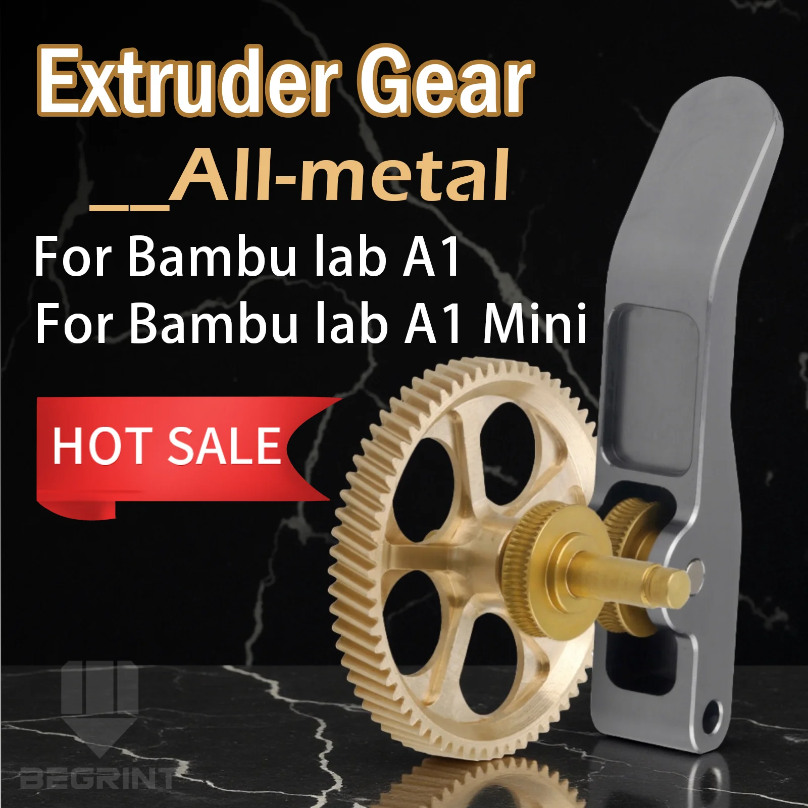 

Для Bambulab a1 шестерня экструдера Bambu lab a1 мини-экструдер металлические шестерни обновление комплект экструзионных шестерен аксессуары для 3D-принтера