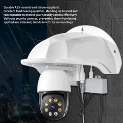 Camera Sun Rain Shade Surveillance Camera Protective Roof Hard Secure Installation High Load Bearing for Dome PTZ Type Camera