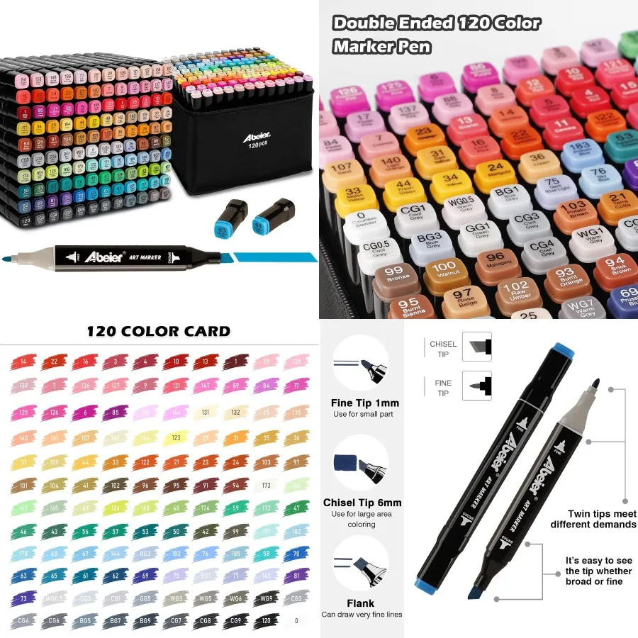 set-di-pennarelli-alcolici-da-120-colori-con-doppi-punte-per-disegnare-e-colorare-pennarelli-artistici-frullatori-permanenti-a-base-di-alcol-ideali-per-un
