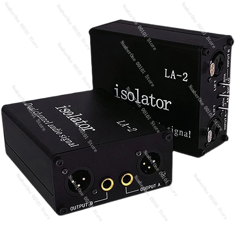 

Professional LA2 audio isolator noise reduction filter eliminates current sound noise 6.5 Xanon mixer microphone port