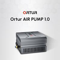 Ortur Air Assist High Speed Pump Compressor Adjustable Airflow Compatible with Laser Engraver Low Noise Upgrade Nozzle 220V/110V