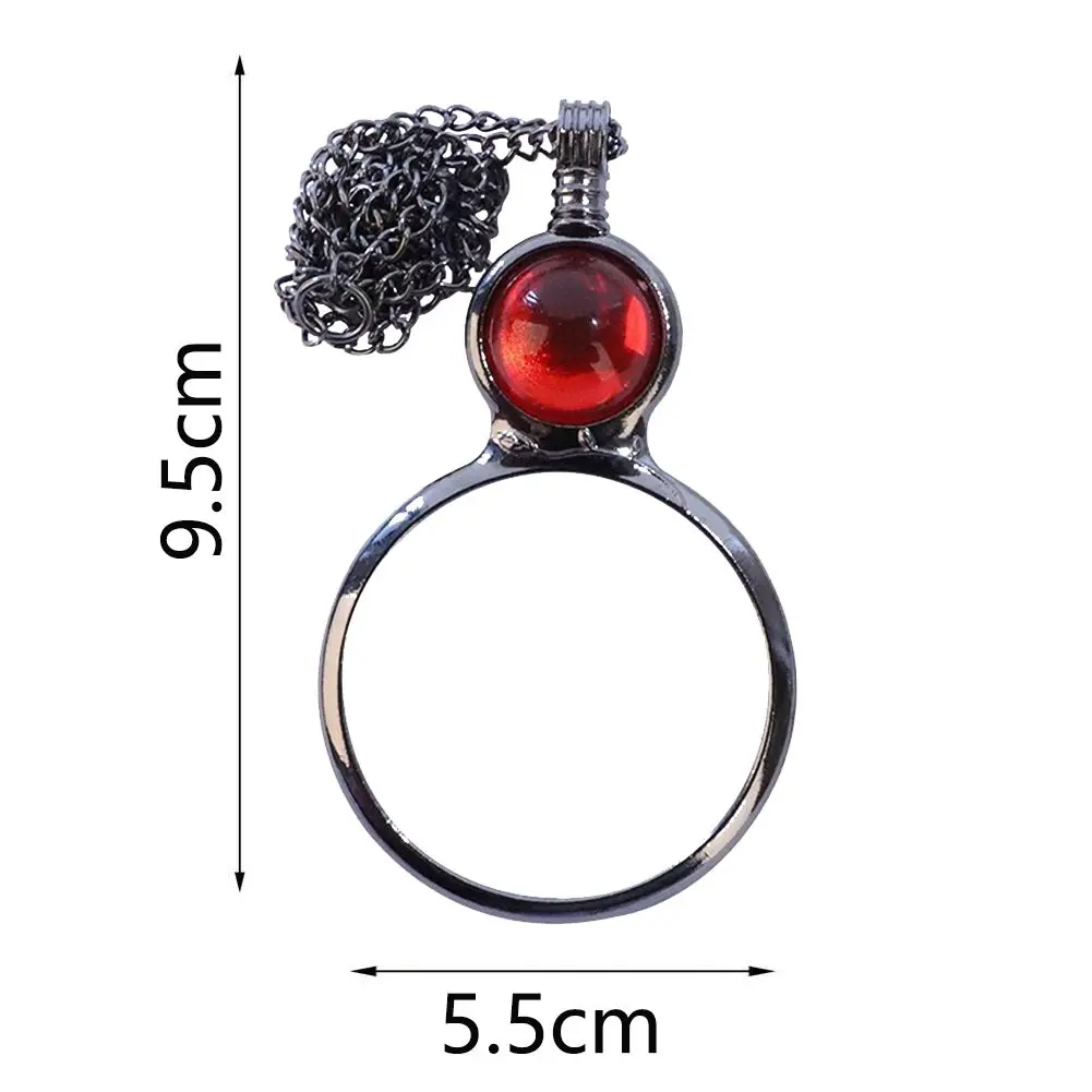 Alloy Multipurpose Multi-color optional 6x magnification Pendant Monolithic eyepiece Magnifying glass necklace Magnifier