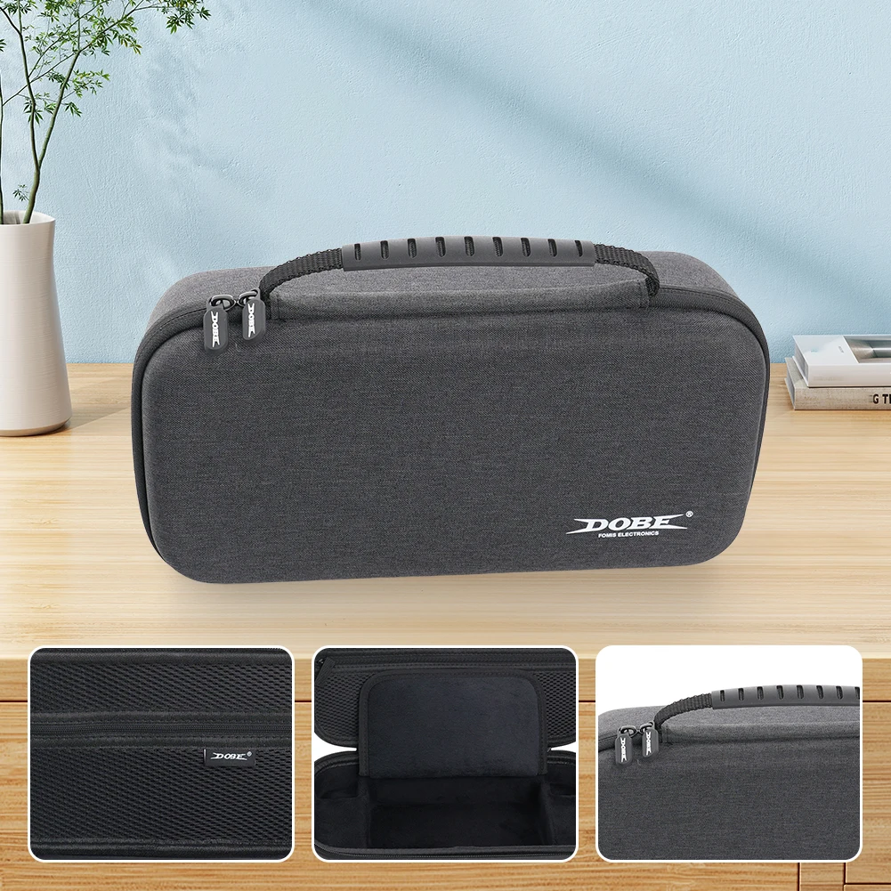 Carrying Case with 8-Bit Game Cartridge Storage Box Game Conslole Case W/ Mesh Pocket Protective Travel Bag for Switch 2 NS2