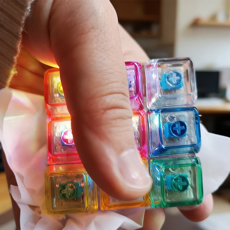 Tastatur-Fidget-Spielzeug Mit LED-Licht – Gelber Clicker-Schlüsselanhänger – Stressabbau Für Erwachsene & Büro Tastatur-Fidget-Spielzeug Mit LED-Licht – Gelber Clicker-Schlüsselanhänger – Stressabbau Für Erwachsene & Büro