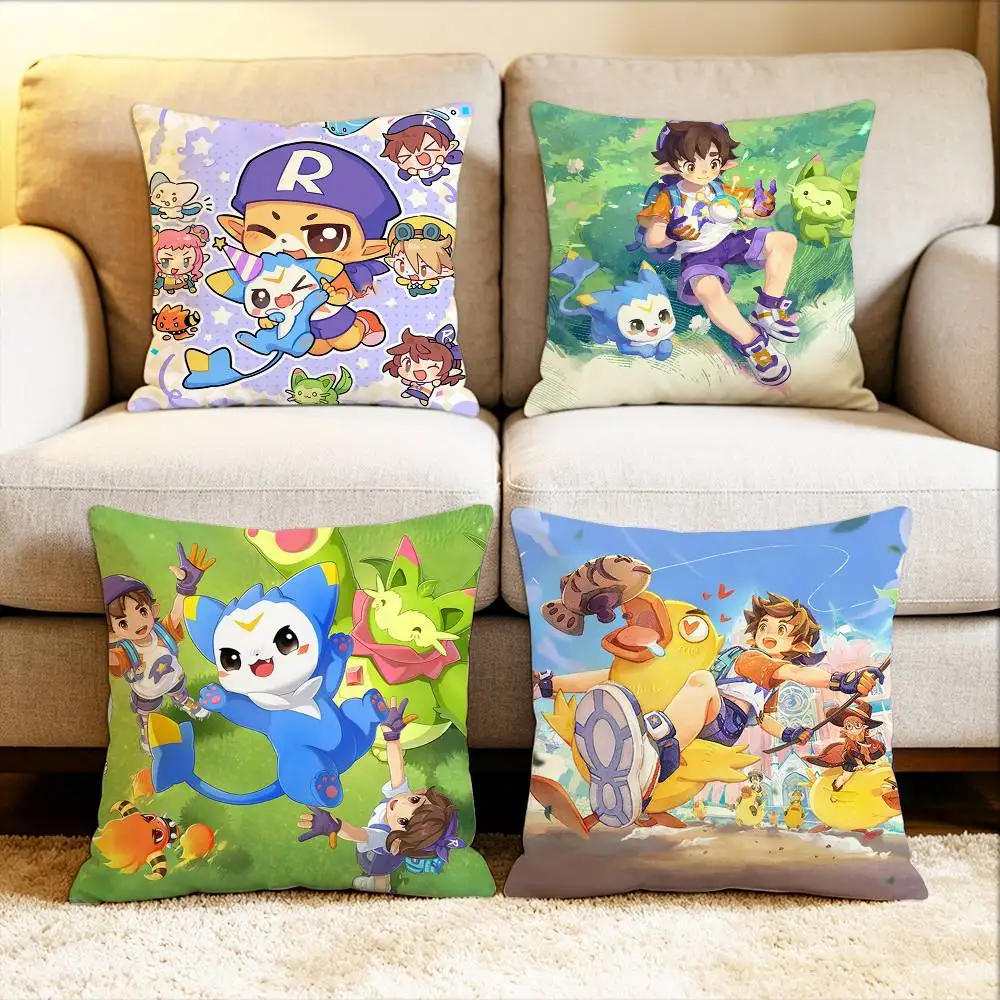 

Roco Kingdom GAME Various Sizes Square Pillow Case For Car Home Bedchamber Decor