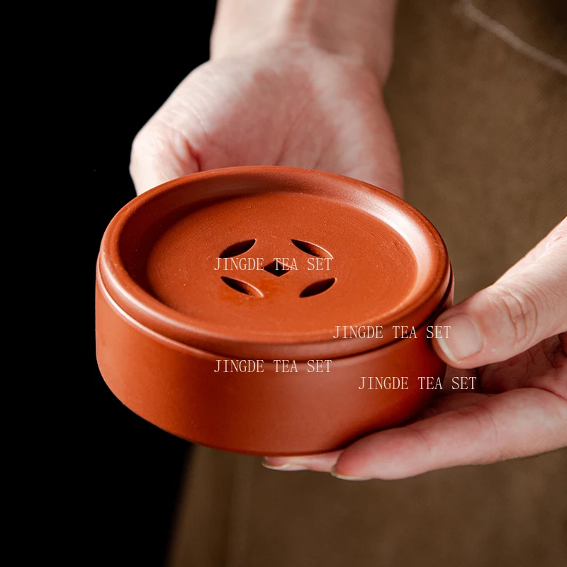 Purple Clay Water Storage Tray Small Tea Set, Kung Fu Tea Tray Chaozhou Zhu Ni Gan Soaking Platform Tea Ceremony Accessories