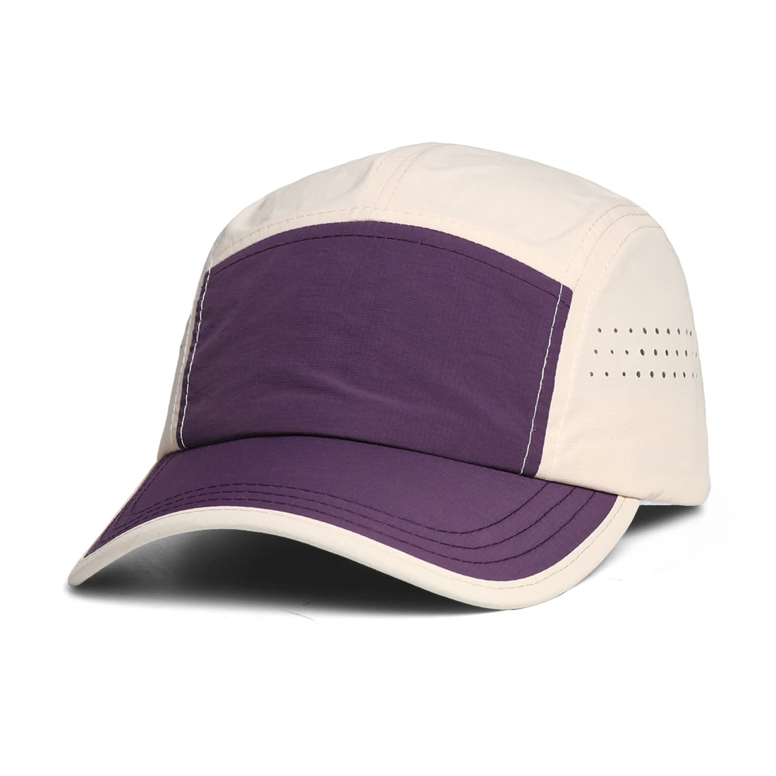 Japanese-style casual color-matched quick-drying mesh baseball cap, available in multiple colors, suitable for sports activities