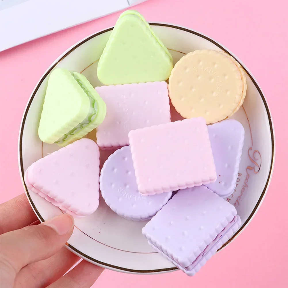 4 Pcs Cute Cookie Sharpener For Pencil Creative Item back to school Lovely Stationery School Office Supplies Random Color