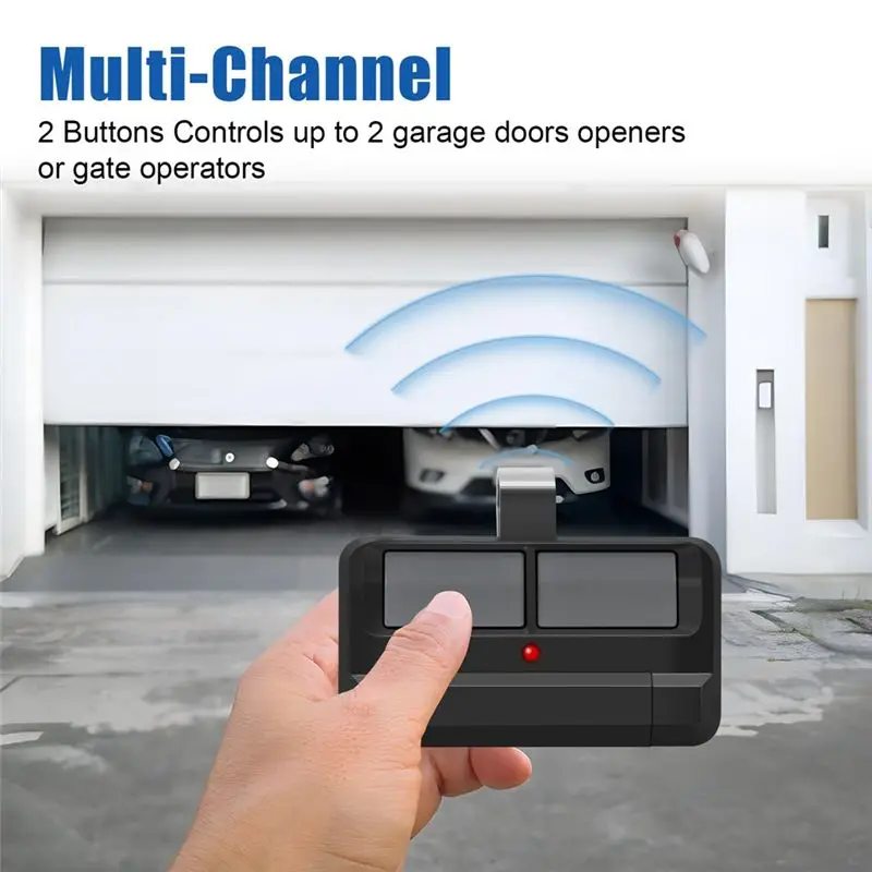ABZW 1 PCS 892LT Garage Door Opener Remote, Black Plastic Replaces 972Lm 372Lm 62Lm Remote