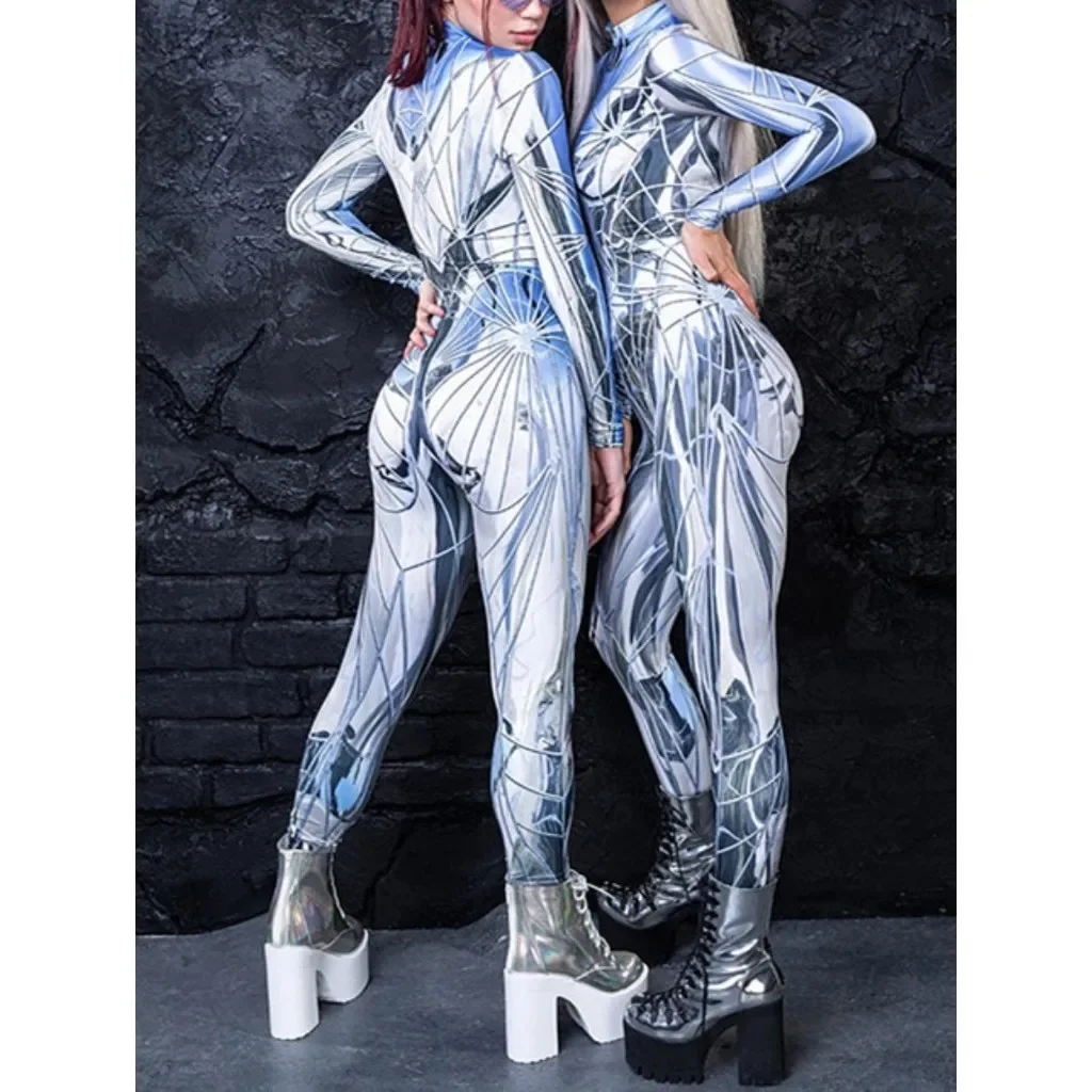 

3D Digital Printed Unisex Adult Role Play Cosplay Costume Women Men Halloween Party Jumpsuit Carnival Outfit