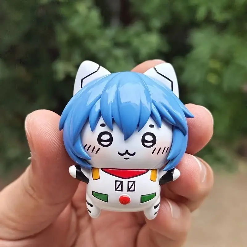 5cm Chiikawa cosplay Hatsune Miku, Rei Ayanami, Asuka, Usagi figurines, trendy display models, fun gifts, anime toys view 5