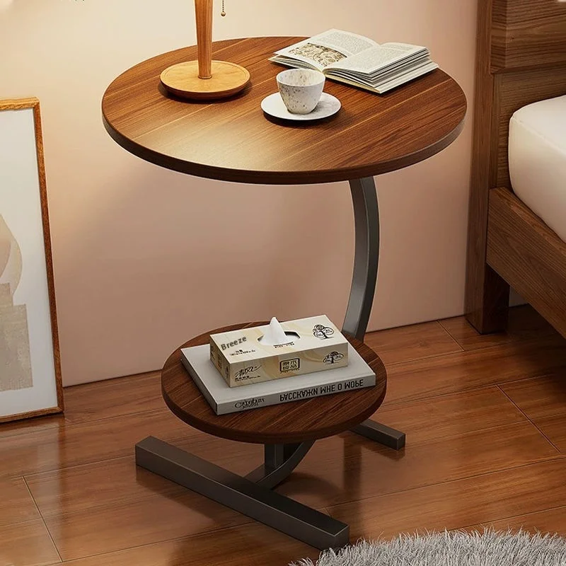 &c Modern Creative Small Side Table Wooden Bedside Coffee Table for Small Apartment Farmhouse Living Room OEM Home Furniture
