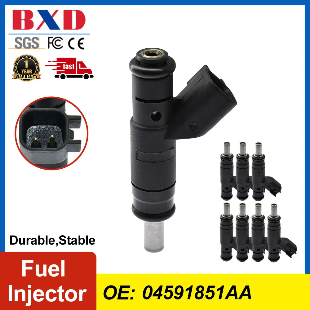 OEM 04591851AA 1/4/8PCS Fuel Injector  04591-851AA For 08-13 Jeep Ram Dodge Chrysler 4.7L