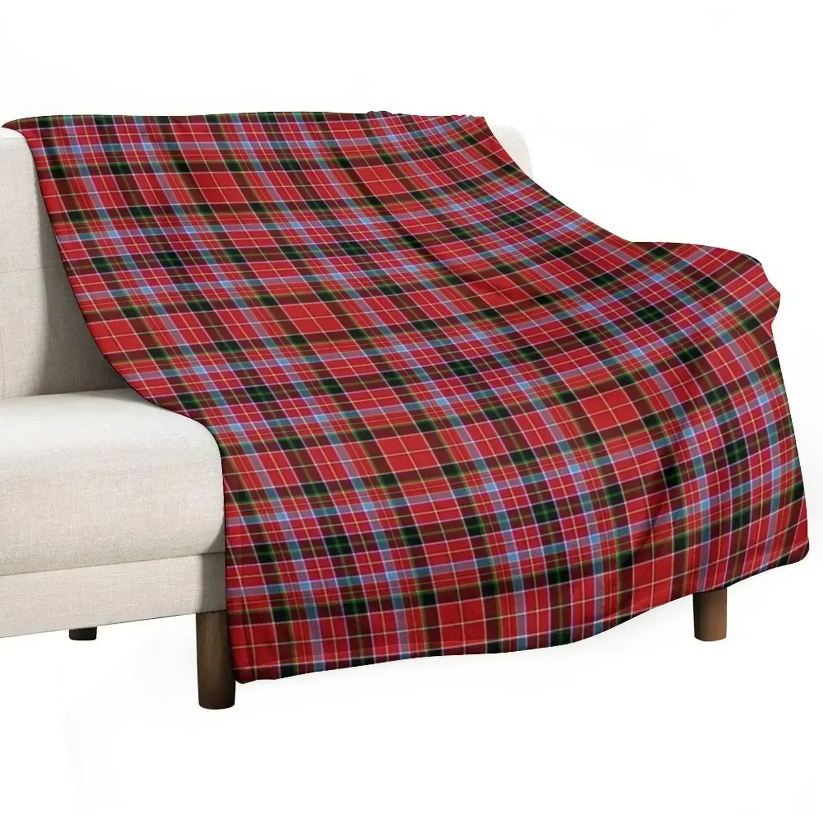 Aberdeen Scotland District Tartan Throw Blanket Thermal Thin Blankets