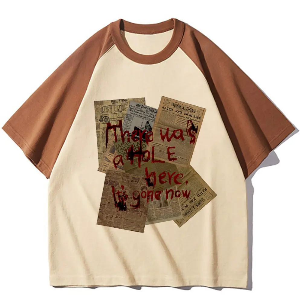 Silent Hill t-shirt female Psychedelic Retro aesthetic Pop Culture University t shirt harajuku Retro graphic Vintage Grunge