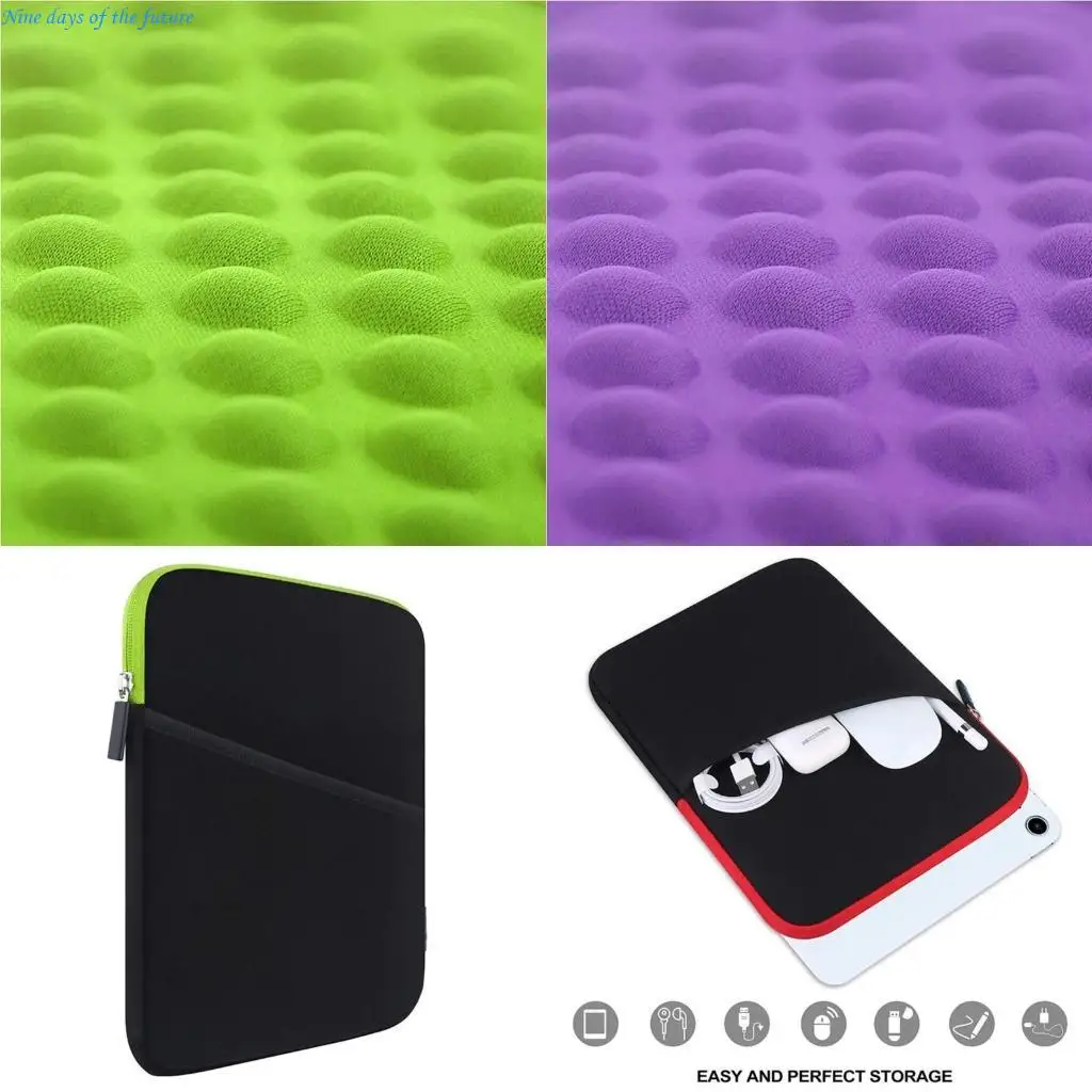 

Shock Absorbing Tablets Sleeve Replacement for 7.9/10.5inch Tablets Computer Bag Carrying Clutches Bag Accessories E65A