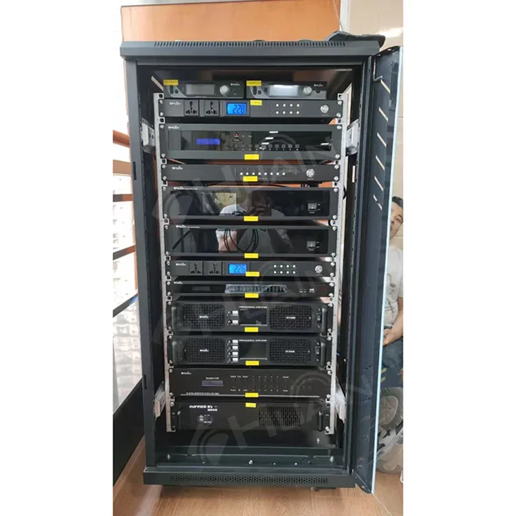 Professional Audio 4 In 8 Out Loud Speaker Management System Digital Dsp Audio Processor