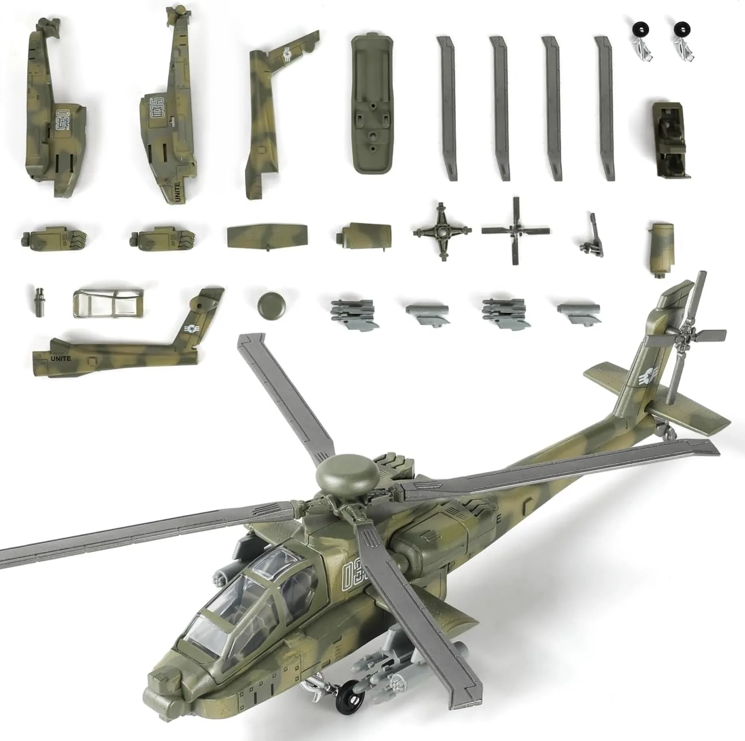 1: 72 Abech Helicopter J-20 Fighter SU35 SU57 F22 Aircraft Model B2 Military Leopard 2A7 99 Tank B2 Bomber Model Building Block