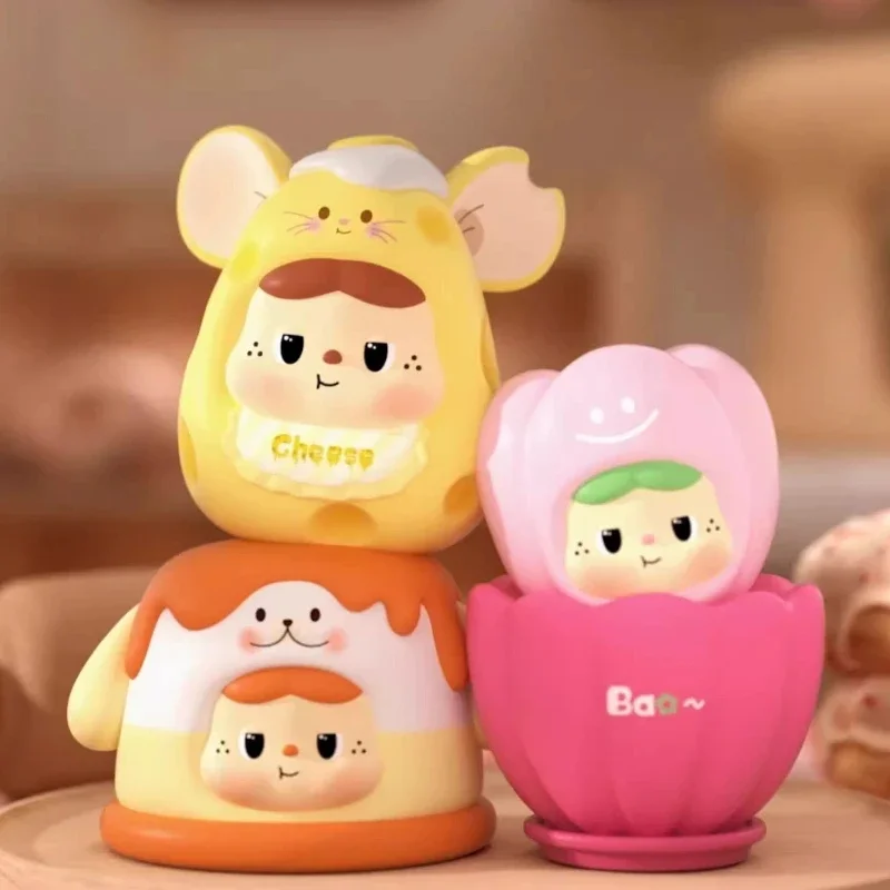 Genuino Heyone Baobao Stagioni Dolce Casa Cieca Scatola Pizzicare Serie Carino Action Figure Mistero Scatola Modello Desktop Regalo Per Bambini Giocattoli