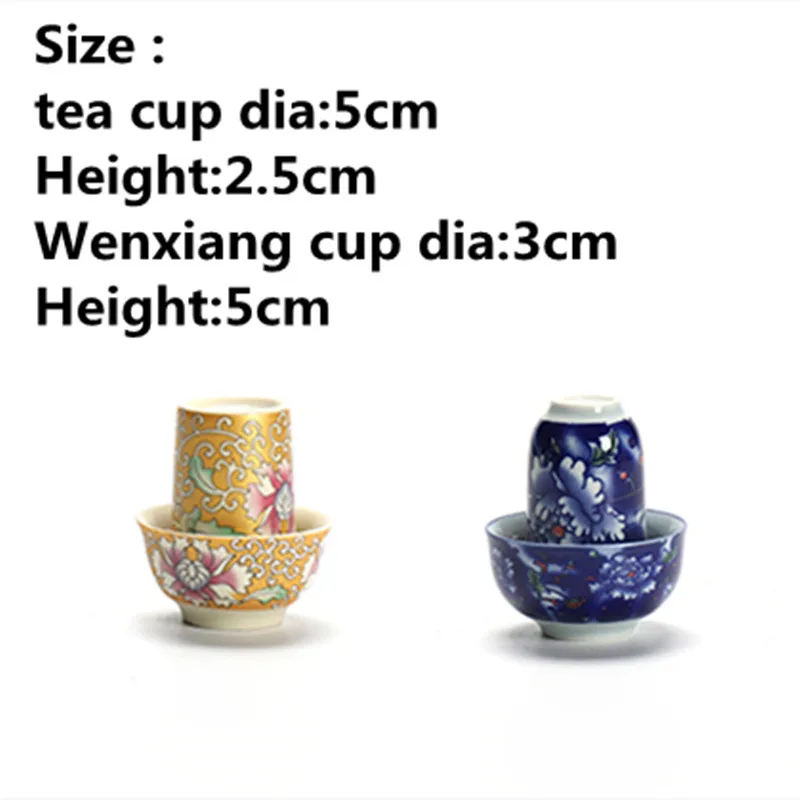 Ceramic Tea Cup Set Porcelain Drinkware Teacup Teapot Oolong Kung Fu Accessories