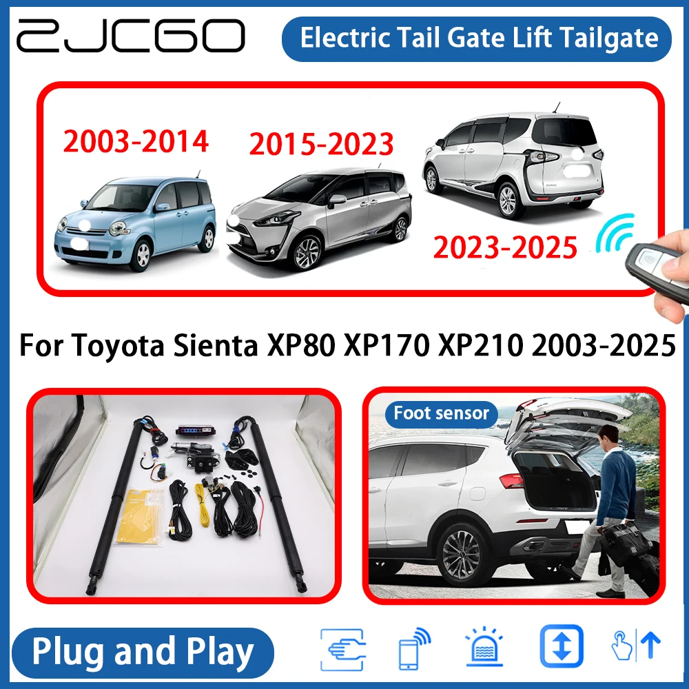 

for Toyota Sienta XP80 XP170 XP210 2003-2025 Automatic Powered Tailgate Power Liftgate Electric Tail Gate Lift Assisting System