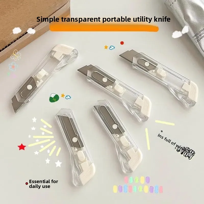 

Student Office Paper Cutter Handmade Knife Mini Portable Craft Knife Cute Cartoon Opening Package and Envelope Knife