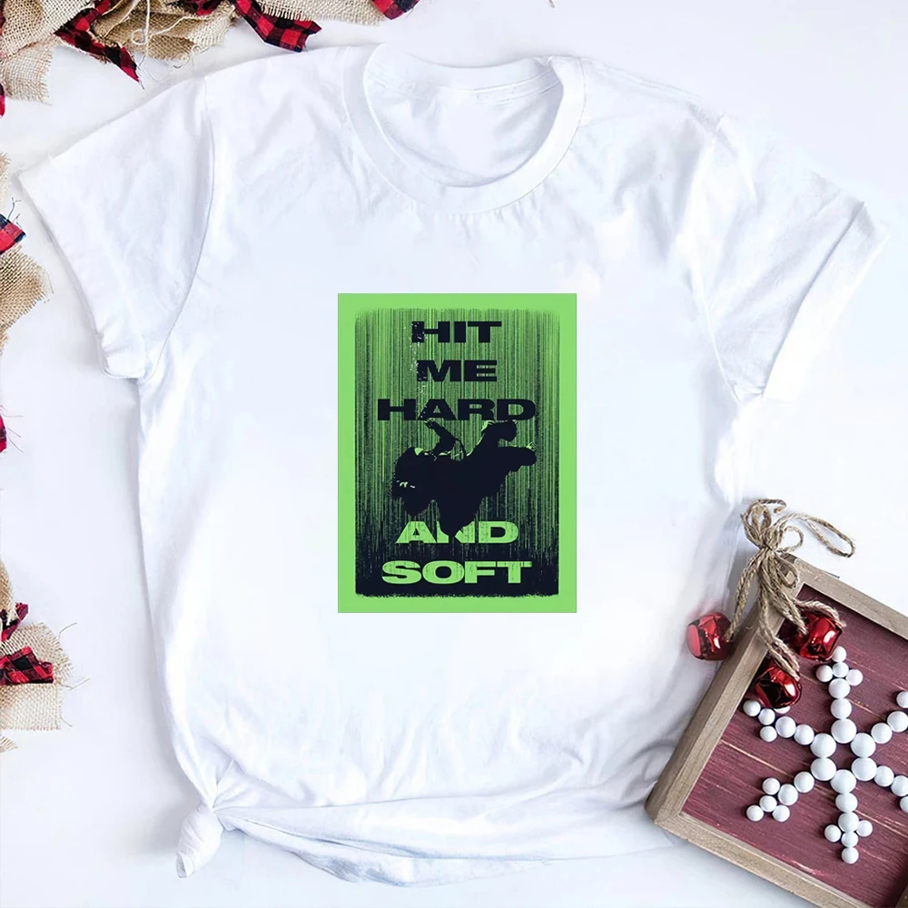 Hit Me Hard And Soft Green Poster B-Billie E-Eilish New Album Hit Me Hard And Soft Unisex T-Shirt Retro Aesthetic Album Shirt