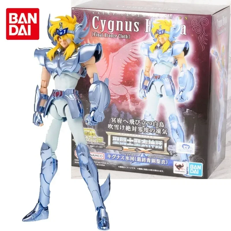 

Bandai Saint Cloth Myth MYTH EX CYGNUS HYOGA Original Final Anime Action Figures Toys for Boys Girls Kids Gift