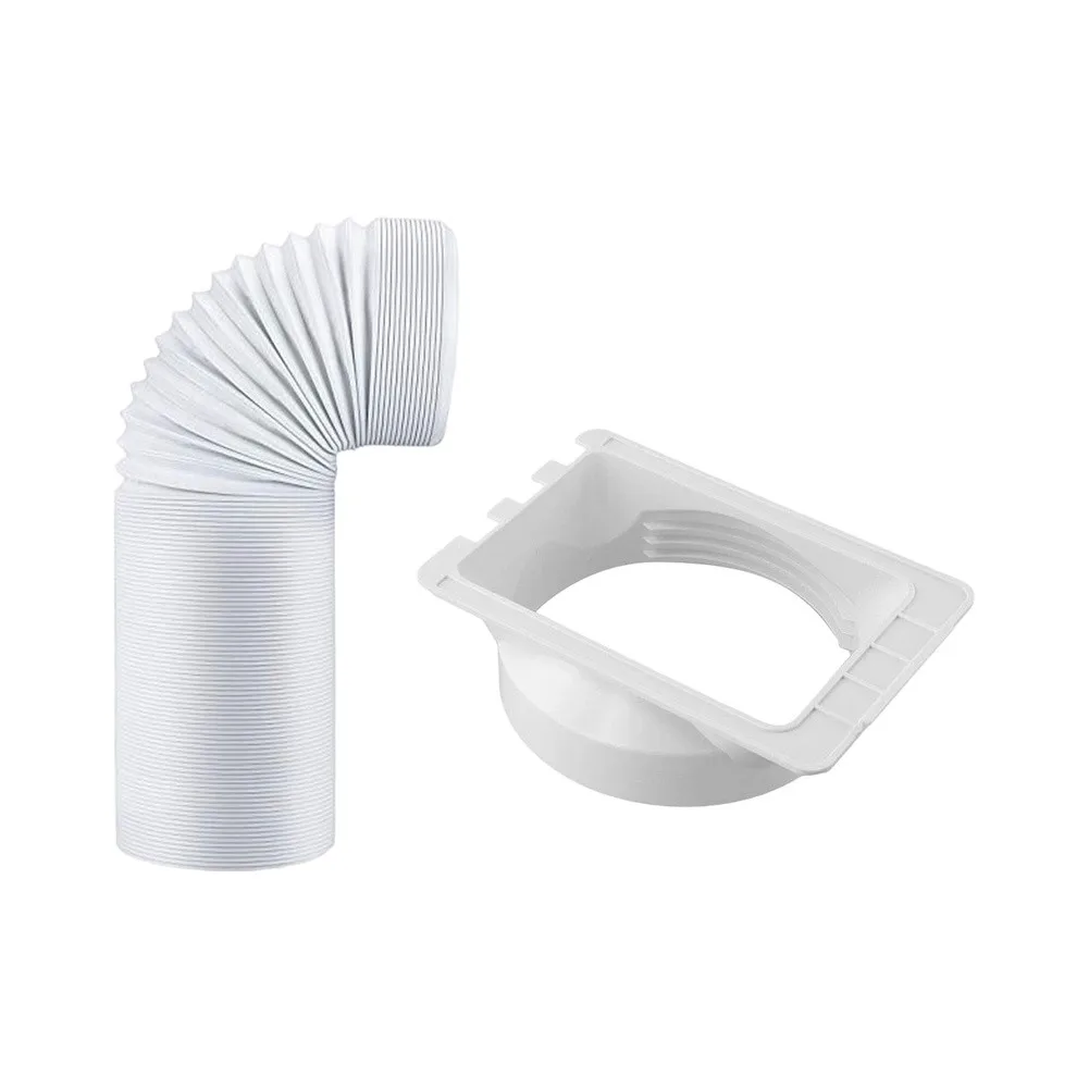 For Home Cooling Setup Square Connector Kit Easy Installation Air Connector Home Appliance Abs for exhaust Adapter