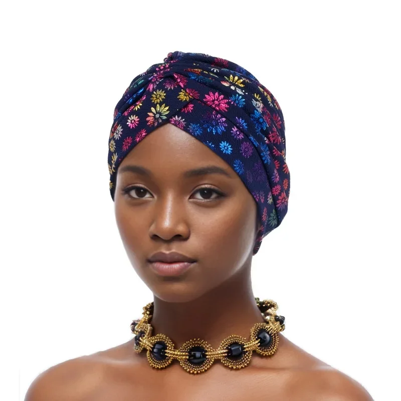 2025 New Women Ruffle Muslim Turban Scarf Islamic Inner Hijab Caps Chemo Cap Hair Loss Pleated Head Wrap Musulman Turbante Mujer image 6