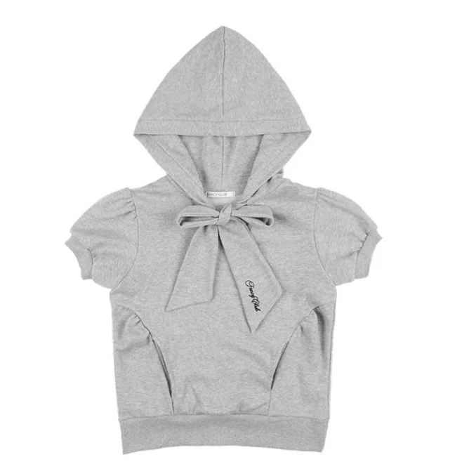 

Cute Knot ort Sve Hoodie Top for Women Breathable Moisture ng Casual Loose Fit Summer T-irt