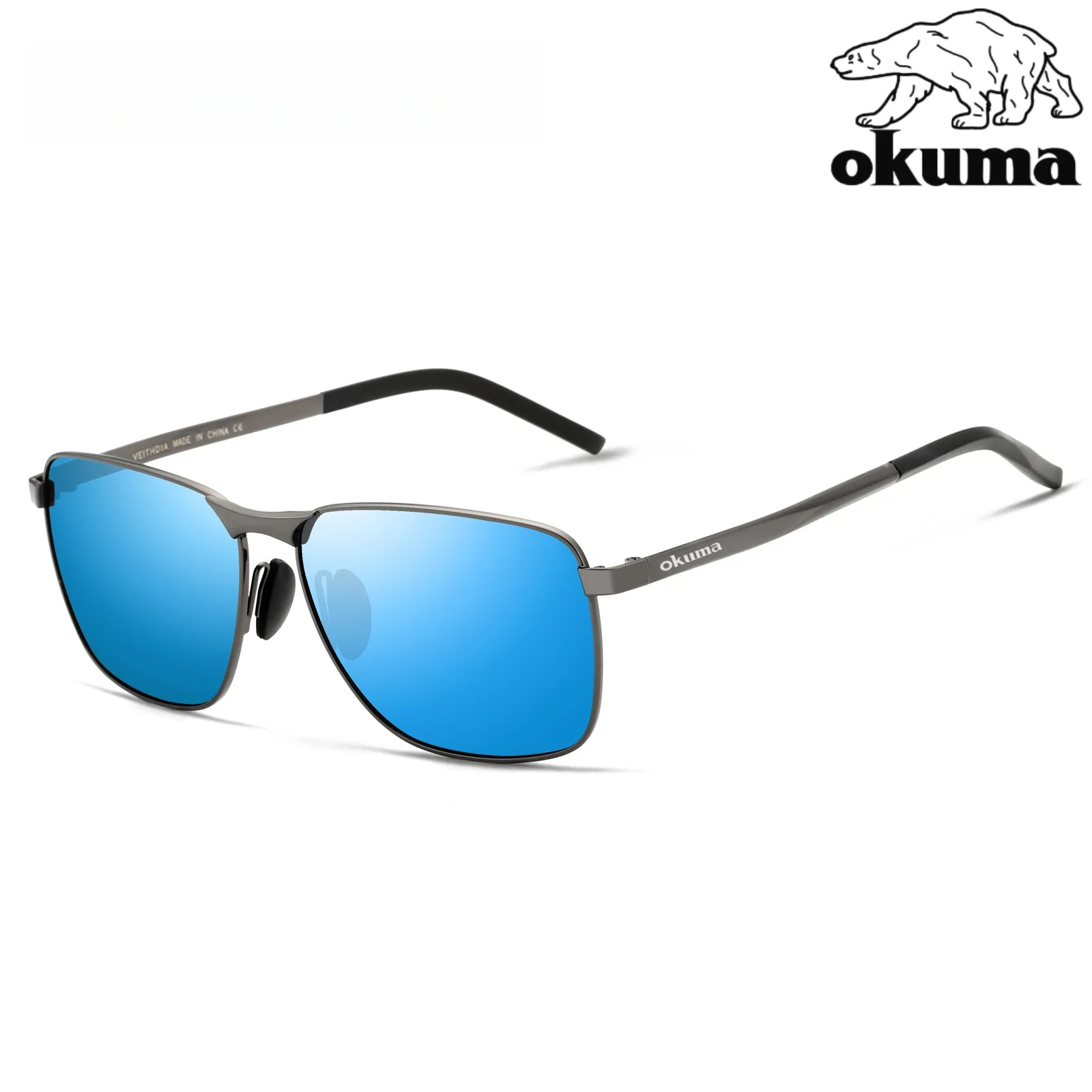 

OKUMA Unisex Sunglasses, UV400, Fashionable and Handsome, Suitable for Driving, Cycling, Walking Out