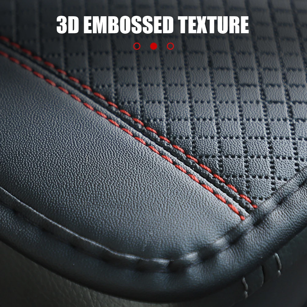 PU Leather Car Armrest Mat Center Console Protection Cushion Auto Armrests Storage Box Cover Pad Car Interior Accessories - Image 4
