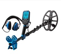 S9 Long-Range Professional Gold Metal Detector Fully Waterproof Lithium Battery Powered Metal Detector for Treasure Hunting