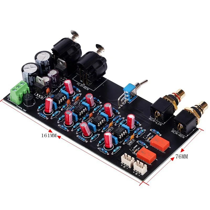 Плата усилителя мощности сбалансированным входом, плата вывода поворота, двухканальная_BSH