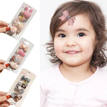 Kinder Haar Clip Set Baby Kopf Blume Stoff Bogen Barrettes Haar Clips Mädchen Kinder Prinzessin Cartoon Haarnadeln Nette Kopfschmuck Geschenk