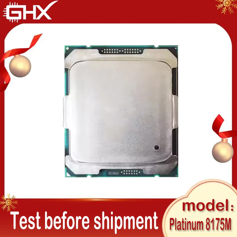 Platinum 8175M CPU 24 Cores 48 Threads 2.5GHz 33MB 240W LGA3647 for C621 server motherboard Xeon 8175M processor