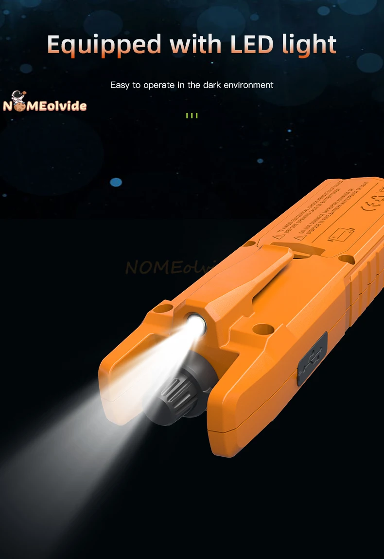 Fiber Optic Mini Power Meter KPM-11M with LED Light. LC Adapter 1.25mm Suit for Power Meter, Light Source, VFL Handheld Mini OPM